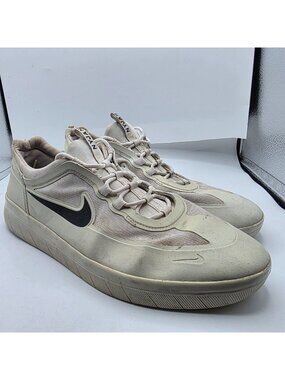 Nike SB Nyjah Free 2.0 Mens Size 14 Summit White Black Sneaker Shoes Casual